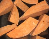 Une image de l'étape 1 de DouGer (burger au patate douce)recette healthy.