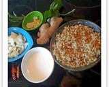 A picture of step 1 of Quinoa porridge In Red Thai Gravy.