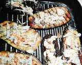 Foto del paso 6 de la receta: Berenjenas asadas, con pollo y queso 🍆 🧀 🐔