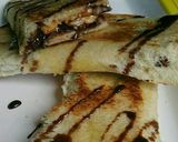 Foto langkah ke 4 dari resep Roti bakar pisang coklat.