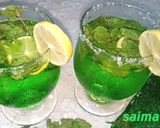 A picture of step 6 of Green ice soda💚گرین آٸس سوڈا💚.