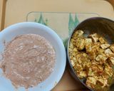 A picture of step 3 of Paneer Changezi.