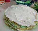 Foto langkah ke 3 dari resep Crepes Cake Pandan.