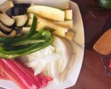 Foto del paso 1 de la receta: Salteado de Zucchini, Zapallitos y Berenjenas