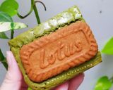 Foto langkah ke 6 dari resep Green tea / matcha brownies with lotus biscuits.