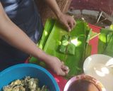 Foto del paso 12 de la receta: Tamal de mole negro en hoja de palma de plátano