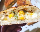 A picture of step 4 of Stuffed Garlic Bread 😋😋.