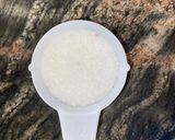 A picture of step 1 of Donuts recipe.