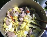 Hình bước làm 2 của món Canh kim chi đậu phụ