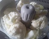 Foto del paso 1 de la receta: "Arroz de coliflor con tres delicias a mi manera"🍚🍛🍚🤔😁😉