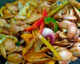 Gambar langkah 3 resipi Retak seribu/Lala Goreng Berempah.