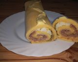 Foto del paso 2 de la receta: 2 Piononos - 1 de jamón queso palmitos / otro atún aceitunas y huevo