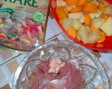 Foto langkah ke 1 dari resep Kari Sapi Ala Jepang Simple (4 Bahan).