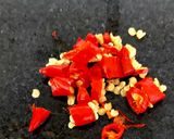 A picture of step 1 of Spicy hot Egg Fried Rice. 🥰.
