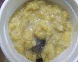 A picture of step 3 of Banana bread/cake.