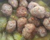 Foto del paso 12 de la receta: Guisado con albóndigas de carne, con nuez moscada y canela