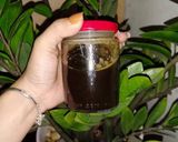 Hình bước làm 5 của món Siro húng chanh trị ho, long đờm