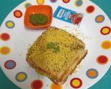 A picture of step 4 of Masala Sandwich.