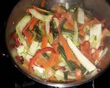 Wok de légumes étape de la recette 5 photo