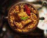 A picture of step 11 of Vangi Bath / Brinjal Rice.