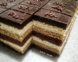 Foto langkah ke 14 dari resep Moist Tiramisu Steam Cake with Choco Ganache.