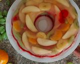 A picture of step 1 of Fruit Jello Cake.