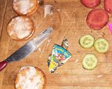 A picture of step 3 of Crackers with Topping.
