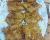 A picture of step 10 of Fajita chicken box pattice.