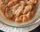 A picture of step 2 of Butter chicken pasta.