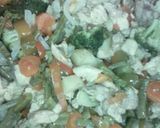 Foto del paso 2 de la receta: Pollo en cubos con chintomas y vegetales