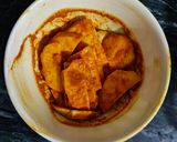 A picture of step 2 of Yam fries.