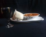 A picture of step 2 of Tuwon shinkafa/miyan wake.