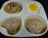 A picture of step 1 of Hamburger Sandwich.