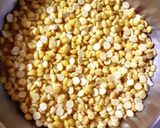 A picture of step 1 of Chana Dal Samosa.