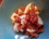 Póréhagyma kéremleves mozzarellával és baconnel (gm lm) recept fázis 7 fotója