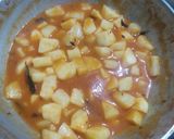 A picture of step 10 of Gujarati Jeera Thepla & Potato Curry (Bateta nu Shak).