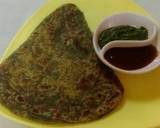 Coriander Paratha recipe step 7 photo