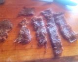 A picture of step 5 of Spicy Sweet-Heat Monroan Pork Jerky.