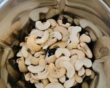 A picture of step 2 of Kaju katli.