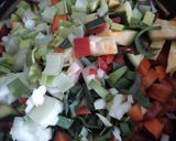 Foto del paso 2 de la receta: Tarta de verduras 🌶🥕🌽🍅🍆