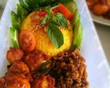 Foto langkah ke 7 dari resep Nasi uduk/nasi kuning ricecooker.