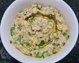 A picture of step 3 of Baba Ghanoush.