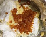 A picture of step 6 of Aunty Eiko's Orange Juicy Cake.