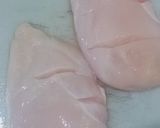 รูปขั้นตอนการทำที่ 3 ของ อกไก่นุ่มอบซอสใบโหระพา,เชดด้าชีส - คีโต