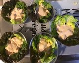 Une image de l'étape 6 de Cocktail de crevettes, laitue rougette et aneth.