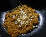 A picture of step 7 of Bread ka halwa.