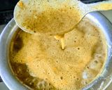 A picture of step 5 of Urad Pithala black gram pithala.