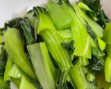 藍藍的-薑薑炒青江的食譜步驟1照片