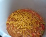 A picture of step 6 of Ninja Foodi pasta with meat Bolognese sauce.