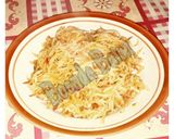 Foto langkah ke 6 dari resep Tumis Kates/Pepaya Muda + Udang Rebon Kering.